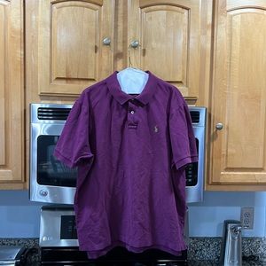 XXL Polo Ralph Lauren. It’s a nice shirt with a nice color pony. Asking 38 or 75